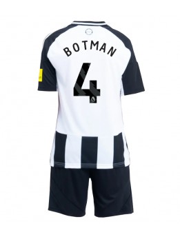 Detské Futbalové oblečenie Newcastle United Sven Botman #4 2024-25 Krátky Rukáv - Domáci (+ trenírky)